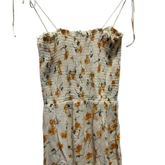 NWT Reformation Sable Midi Dress Floral Cream S - Picture 8 of 11